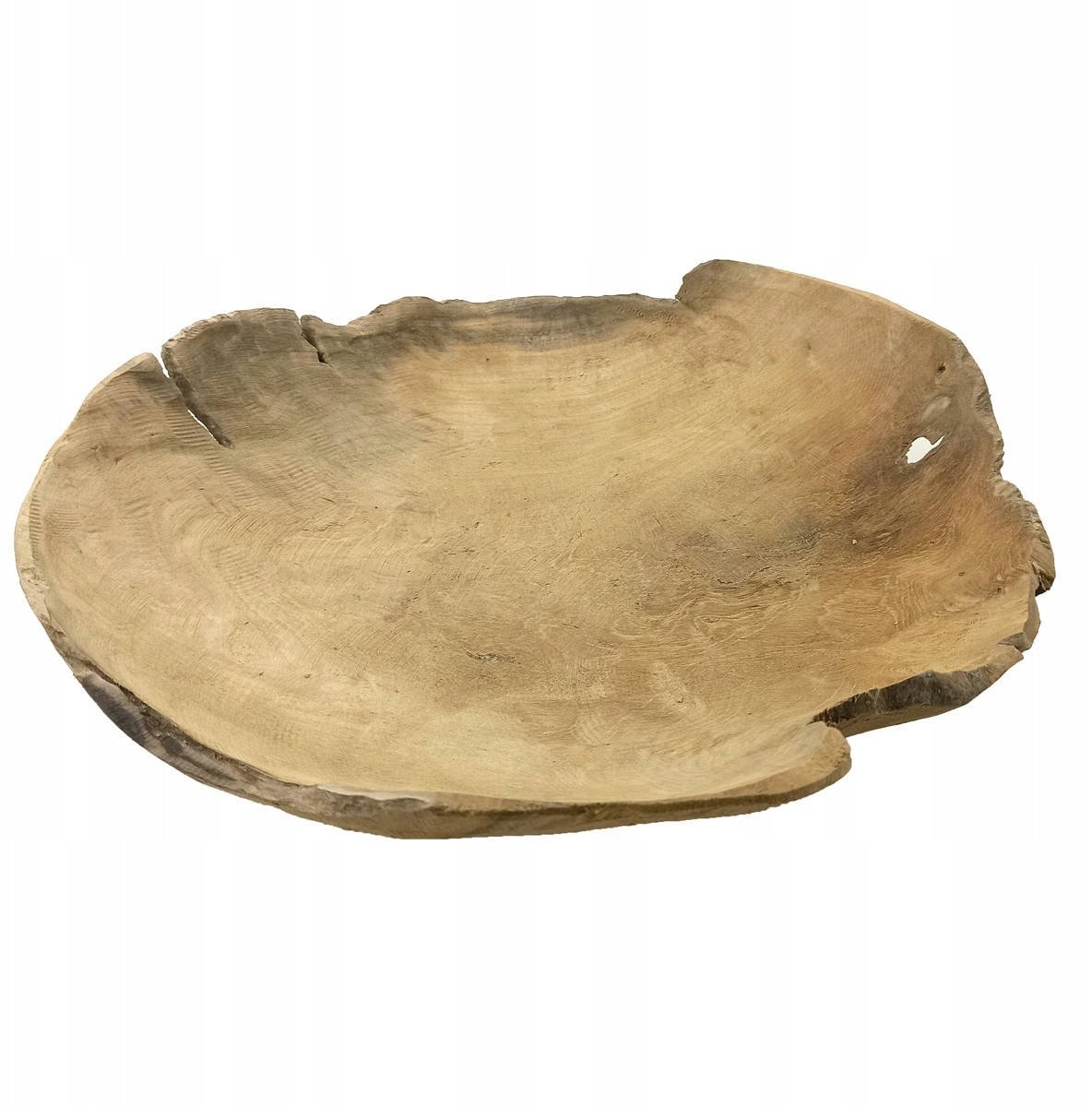 Misa ozdobna z drewna tekowego, Ø 40 cm