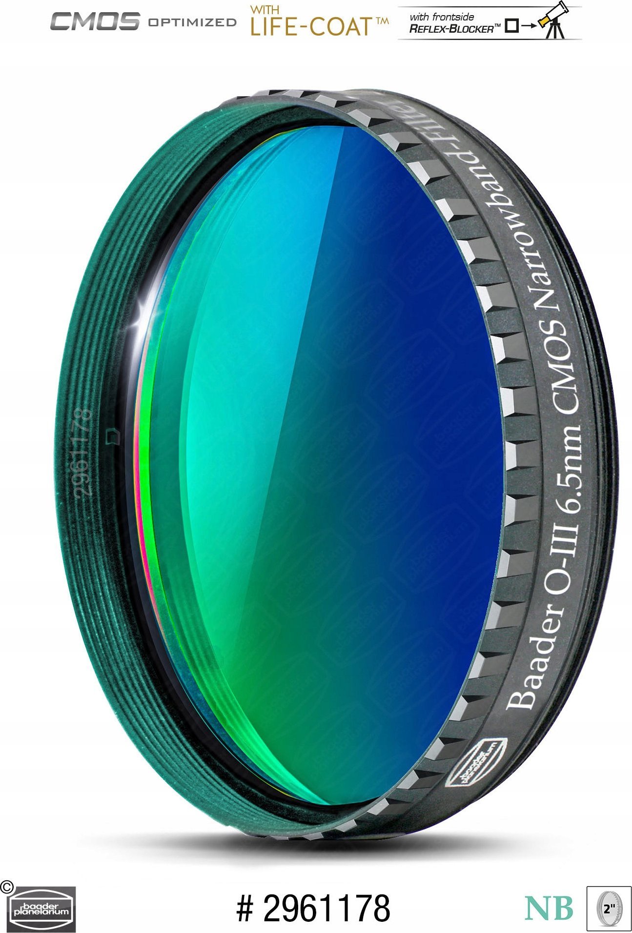BETA ML Filtr Baader O-III 2" (6,5nm) CMOS