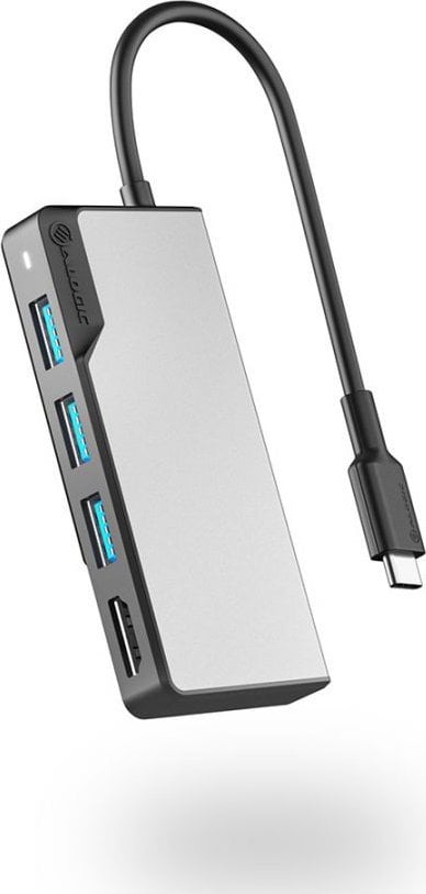 Alogic Alogic USB-C HUB 5 in 1 HDMI & USB space grau