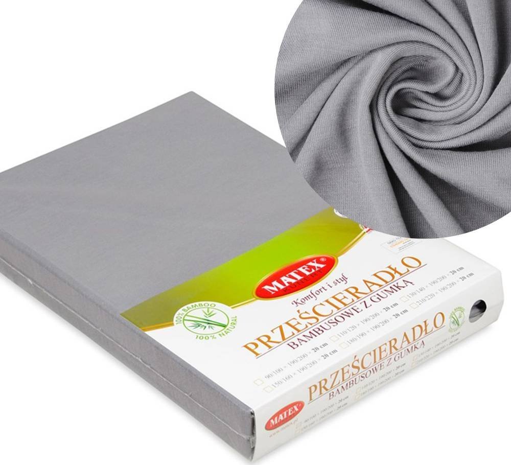 Multitex Prześcieradło 190 x 200 z Gumką Matex BAMBOO 44
