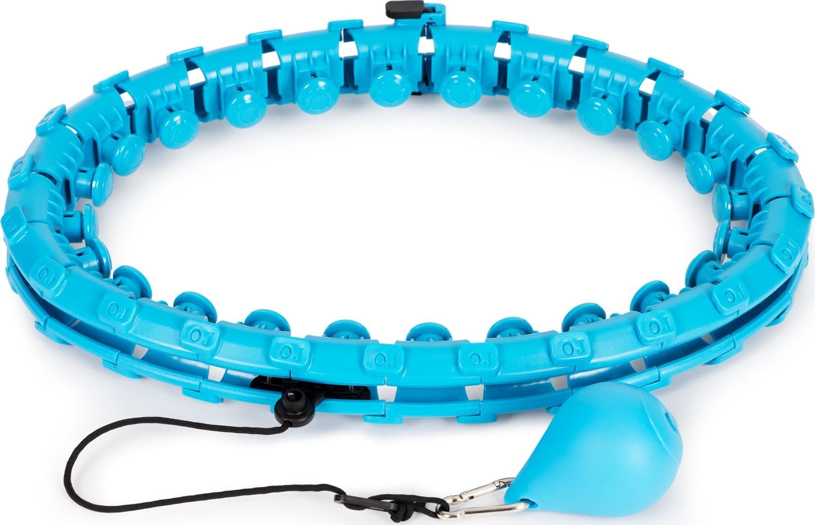 ModernHome Hula hop z masażerem i dodatkowym ciężarkiem do ćwiczeń fitness