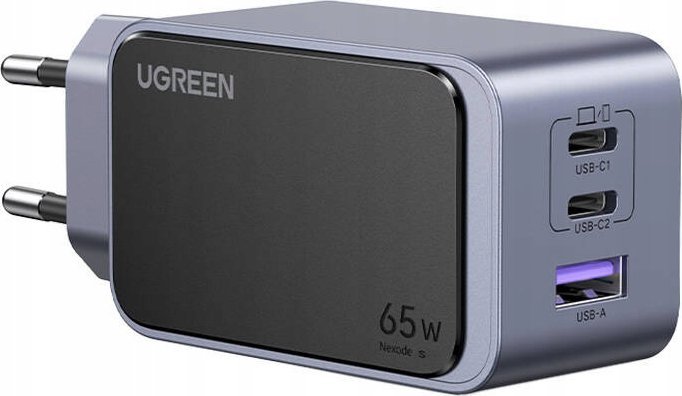 Ładowarka Ugreen Nexode Air 1x USB-A 2x USB-C (UGR1842)