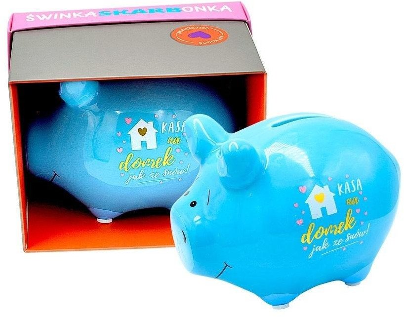 Skarbonka mała świnka Kasa na domek jak ze snów