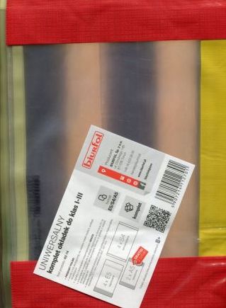 Biurfol Uniwersalny komplet okładek do klas I-III