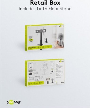 Goobay Stojak pod tvBasic (rozmiar L) 58526