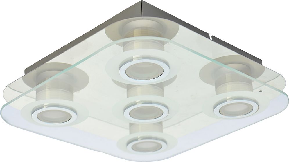 Lampa sufitowa Italux Plafon metalowy biurowy Italux Flavio ledowy MD14088-05F CH