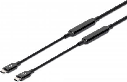 Kabel USB Manhattan USB-C - USB-C 5 m Czarny (355971)