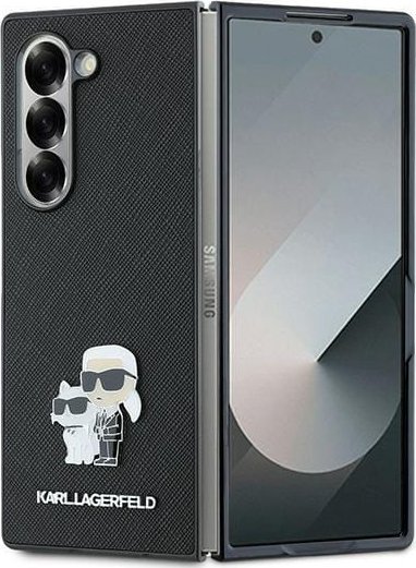 Karl Lagerfeld KLHCZFD6SAPKCNPK Z Fold6 F956 czarny/black Saffiano Metal Pin