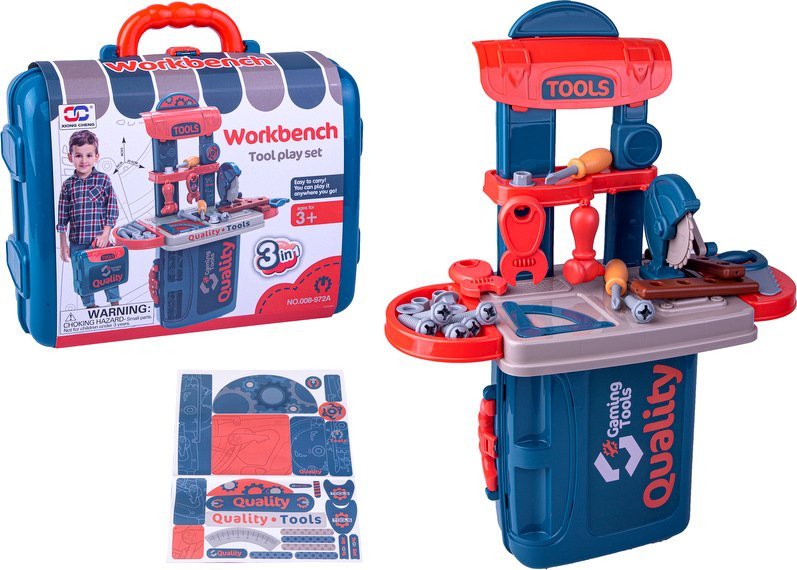 Stolik majsterkowicza warsztat 3w1 w walizce