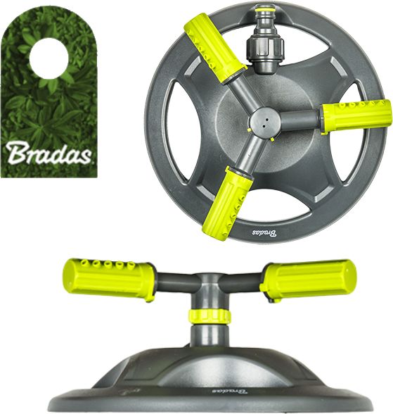 Bradas 3-ramienny obrotowy zraszasz na podstawie LIME LINE LE-6203 BRADAS 4383