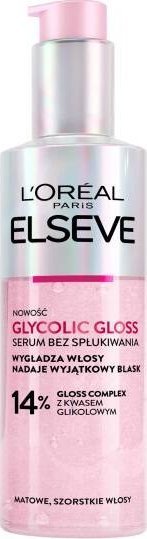 L’Oreal Paris Elseve Glycolic Gloss serum bez spłukiwania do włosów szorstkich i matowych 150ml