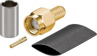 Goobay Wtyk zaciskany RP-SMA - Typ kabla RG 58