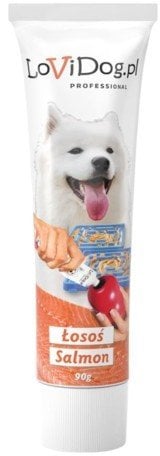 LoviDog łosoś pasta smakowa dla psa 90g