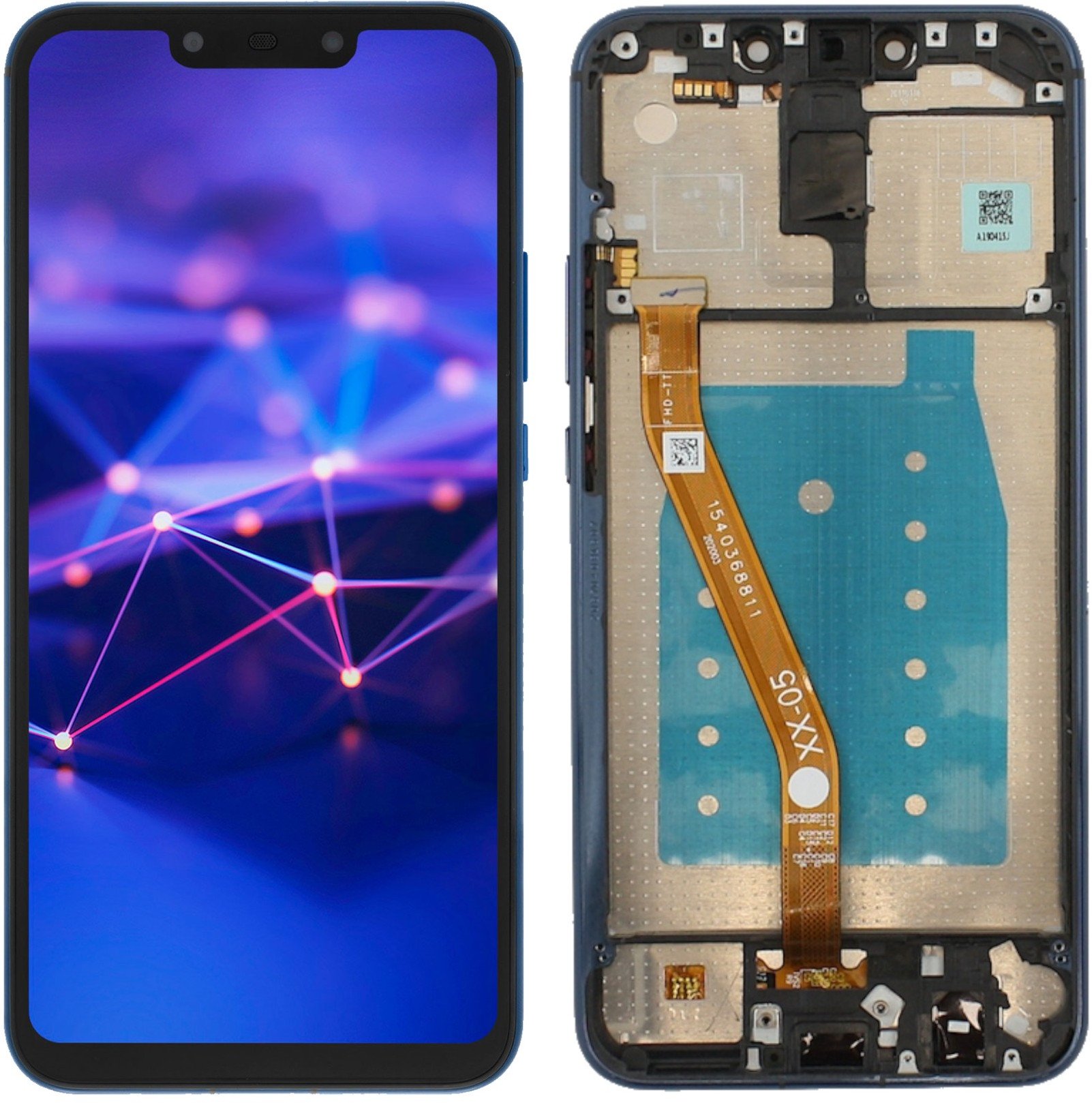 Wyświetlacz do Huawei Mate 20 Lite LCD SNE-LX1 Ekran Niebieski Ramka