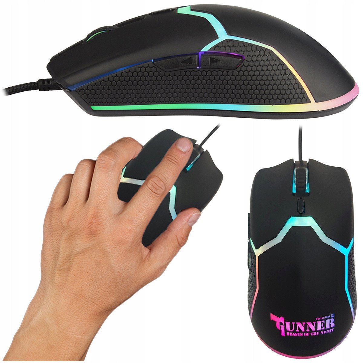 Swissten Gunner Spēļu Pele59107220