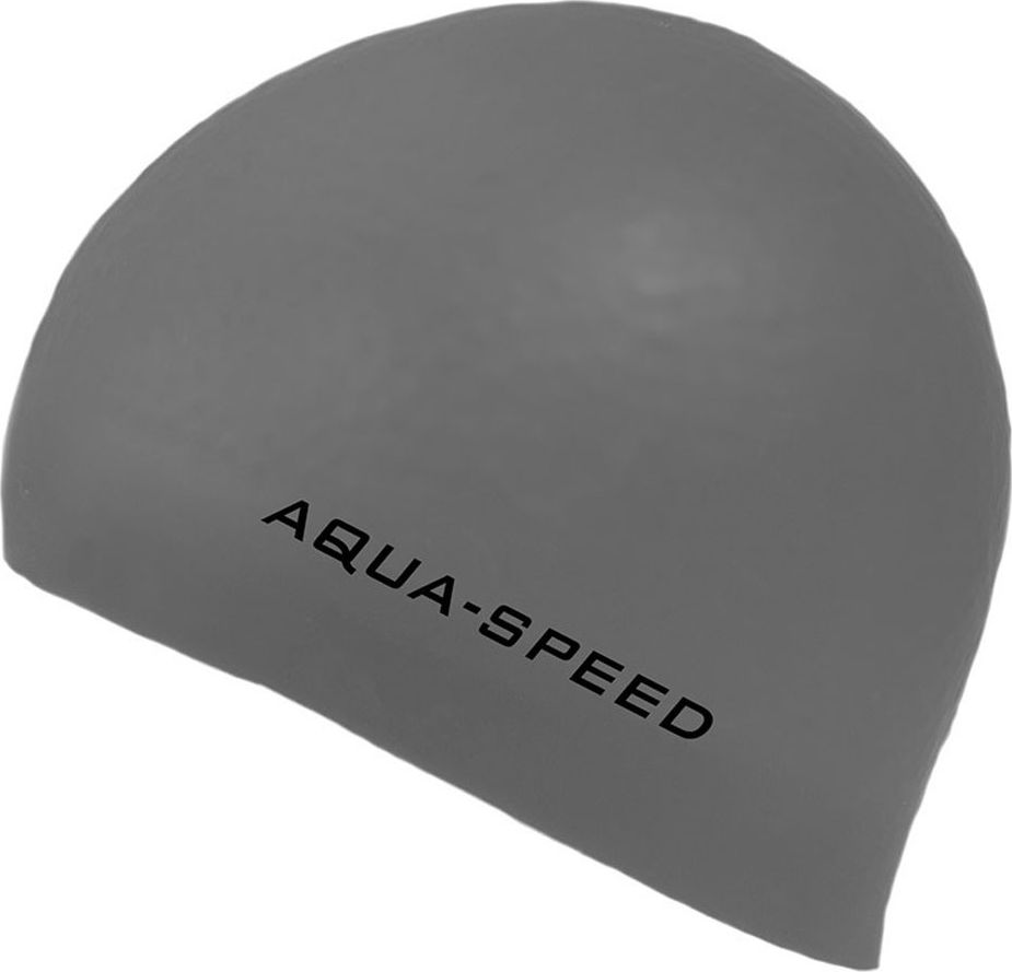 Aqua-Speed Czepek pływacki z silikonu 3D CAP srebrny Aqua-Speed