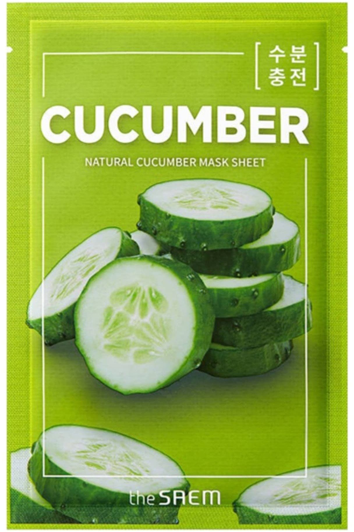 SAEM Natural Cucumber Maska w płachcie - Ogórek