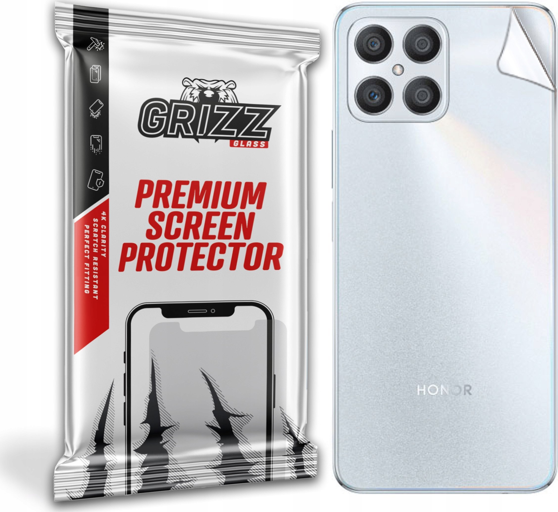 GrizzGlass Folia na tył GrizzGlass SatinSkin do Honor X6s