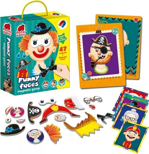 Roter Kafer Śmieszne miny gra magnetyczna