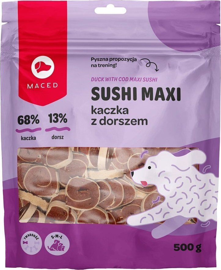 Maced Sushi Maxi kaczka z dorszem 500g
