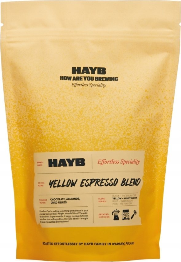 Kawa ziarnista HAYB HAYB - Yellow Espresso Blend DARK 1kg