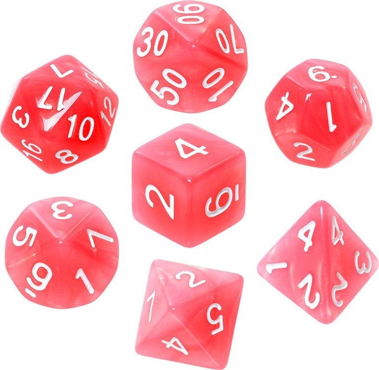 Rebel Komplet kości REBEL RPG - Kamienie Księżycowe - Awenturyn