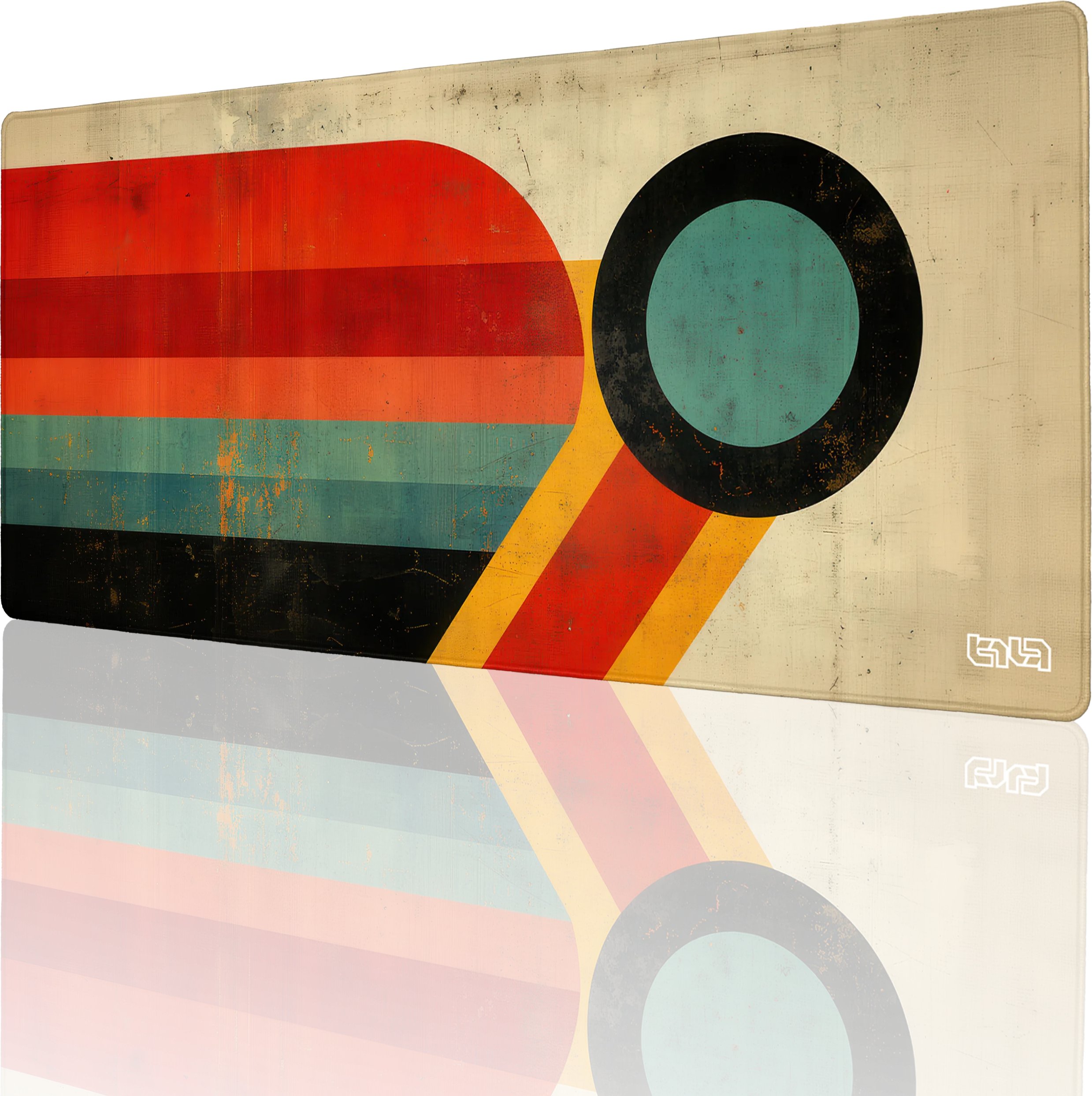 PODKŁADKA POD MYSZ GAMINGOWA Nostalgic Stripes 90x40 TILT Duża Wodoodporna