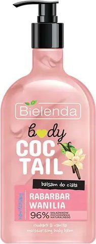 Bielenda Bielenda Body Coctail Balsam do ciała nawilżający Rabarbar & Wanilia 400ml