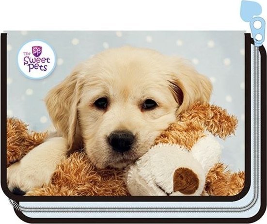 Piórnik Beniamin Piórnik jednokomorowy z wyposażeniem Pies