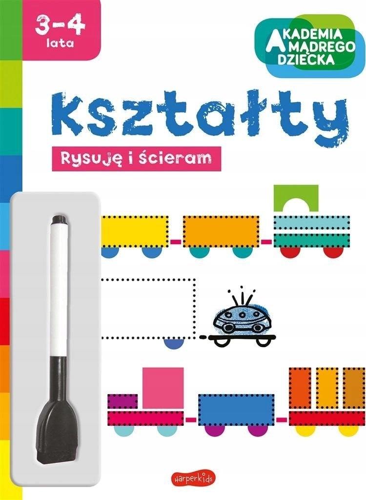 Egmont Akademia...Kształty Rysuję i ścieram 96441