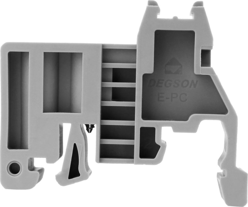 Degson Trzymacz blokada uchwyt końcowy do złączek szynowych E-PC 9,5mm DGN 4111