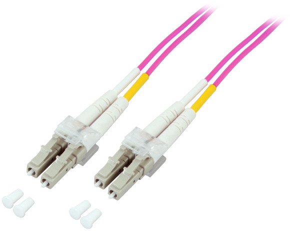 EFB Elektronik O0319.1,5 kabel optyczny 1,5 m LC OM4 Fioletowy