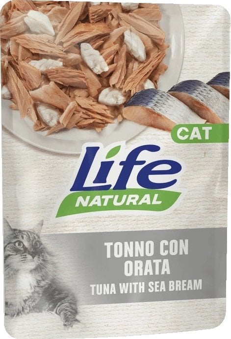 LIFE CAT sasz.70g TUNA + SEA BREAM /30