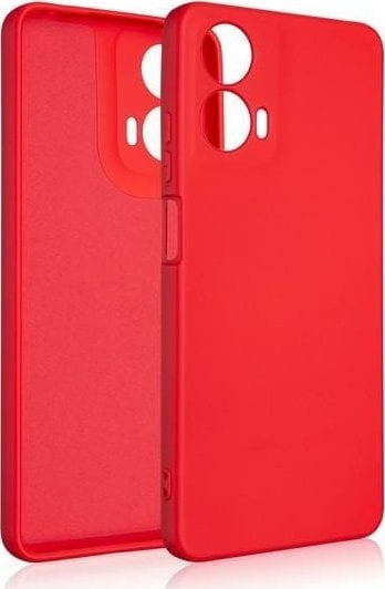 Beline Beline Etui Silicone Motorola Moto G24 czerwony/red