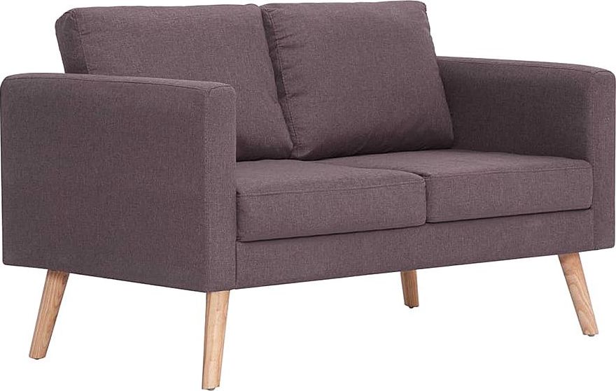 Elior Dwuosobowa kanapa w kolorze taupe - Lavinia 2X