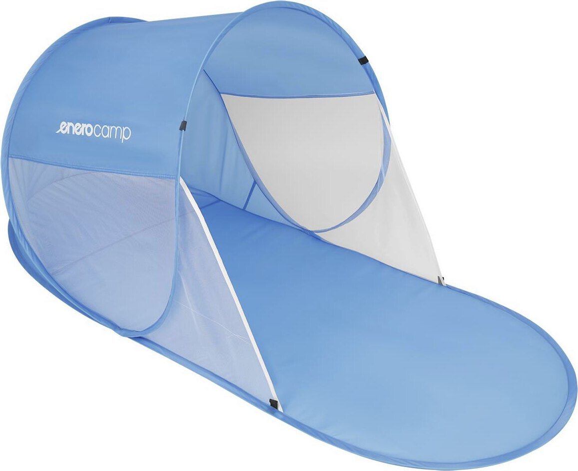 Enero Namiot parawan plażowy samorozkładający 190x80x90/70cm niebieski Enero camp