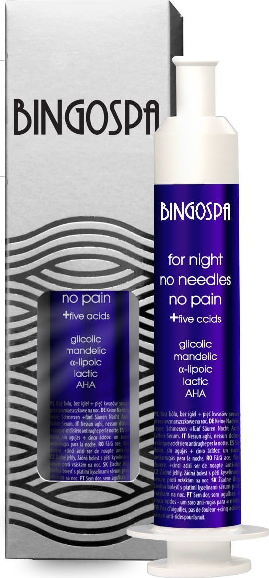 BingoSpa HIT Bez igieł, bez bólu na noc z pięcioma kwasami