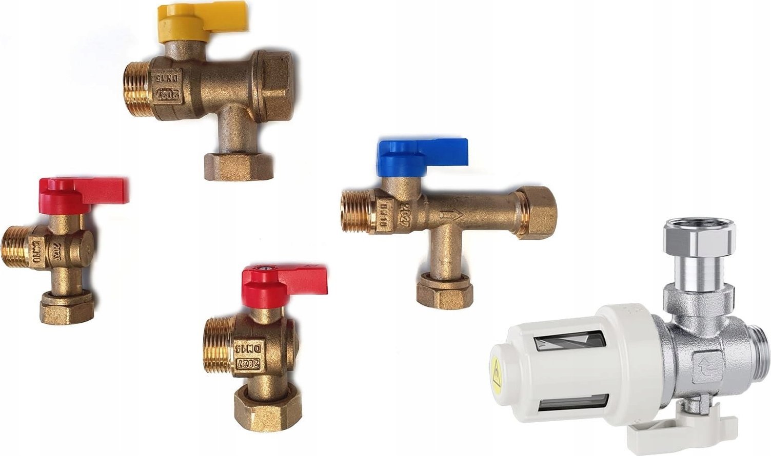 Caleffi Zestaw podłączeniowy do kotłów wiszących z urządzeniem Caleffi XS®, zestaw 1