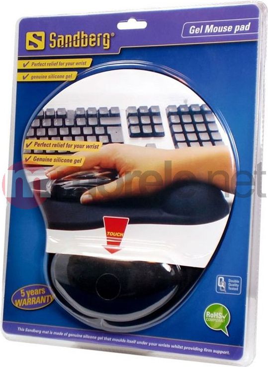 Podkładka Sandberg Gel Mousepad with Wrist Rest (520-23)