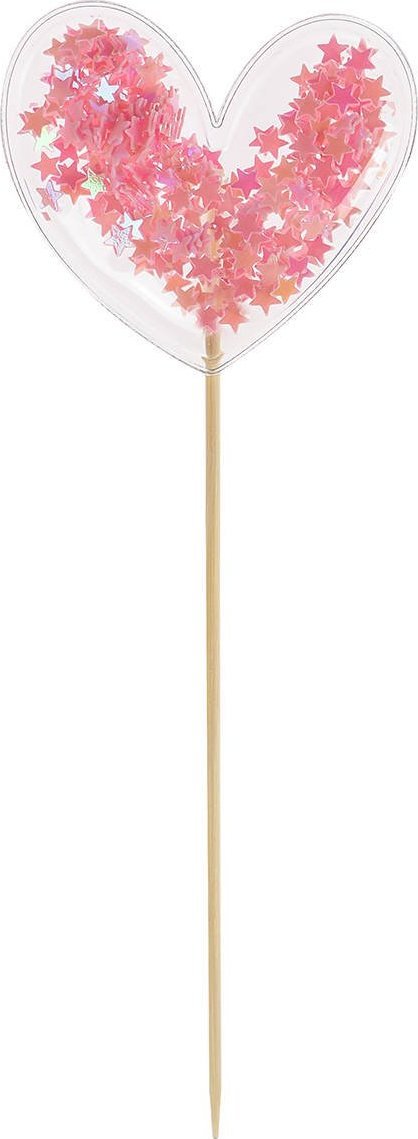 Arpex Serce z konfetti na piku one size