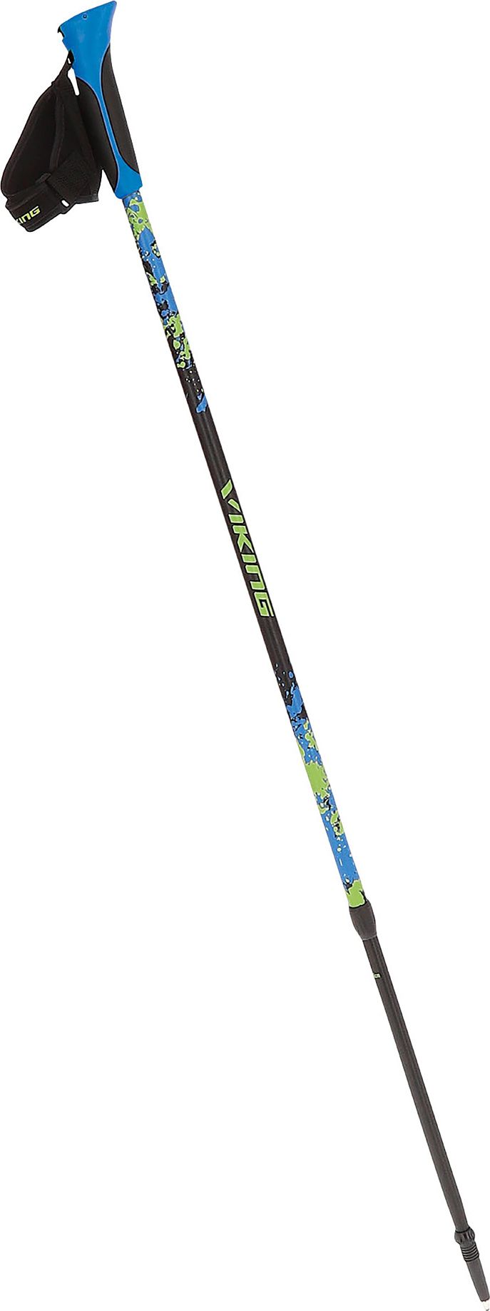 Viking Kije Nordic Walking Ruten Pro niebiesko-limonkowy 83-135 cm (650/22/5190/15/UNI)
