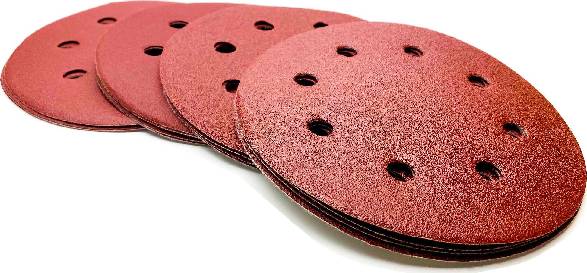 HurthAG Zestaw Krążek papier ścierny rzep krążki 180mm 8otw