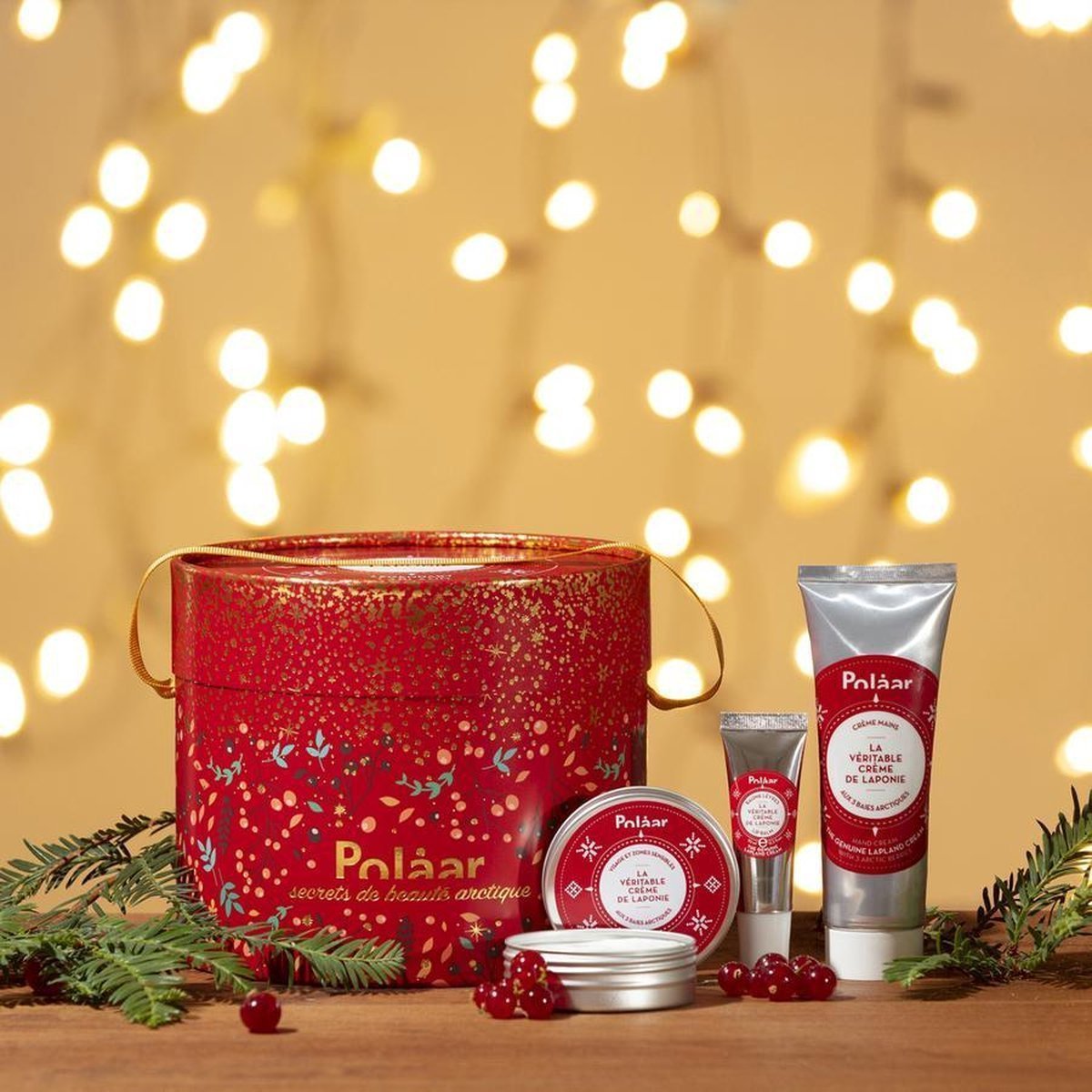 polaar Set Polaar: Lapland, Hydrating, Hand Cream, 25 ml + Lapland, Hydrating, Lip Balm, 10 ml + Lapland, Hydrating, Cream, For Face, 50 ml For Women