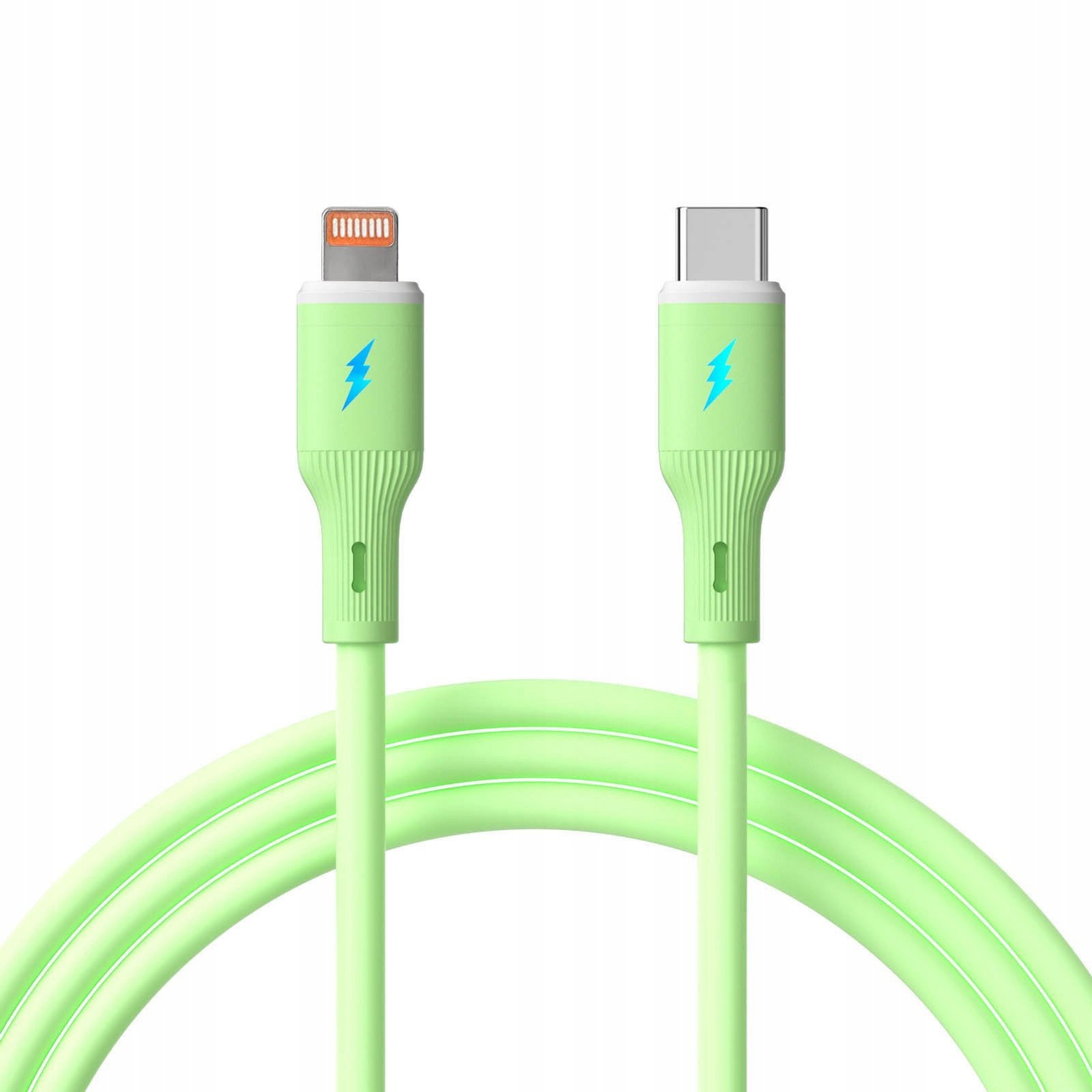Kabel USB Akyga USB-C - USB-A 1 m Zielony (AK-USB-73)