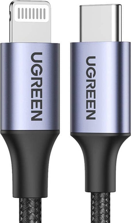 Kabel USB Ugreen USB-C - Lightning 1.5 m Czarny (UGR1470)