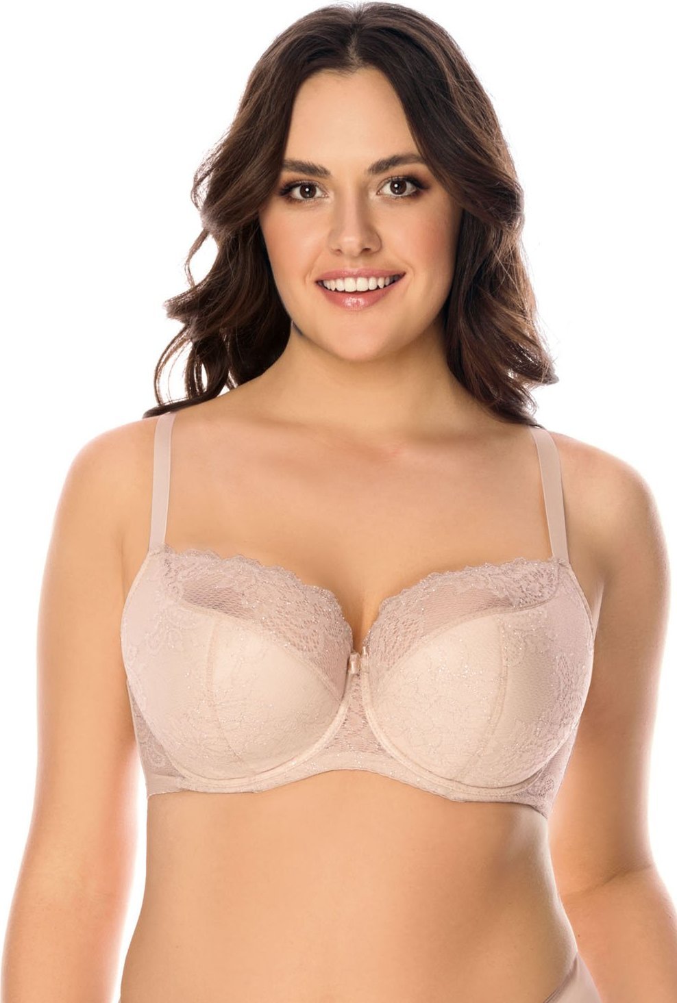 Vivisence Vivisence 1045 beżowy 90E Biustonosz półusztywniany