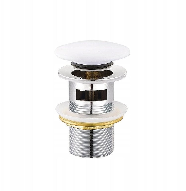 Cersanit Ceramiczny korek klik-klak do umywalek z przelewem - eurowhite (K11-2377)