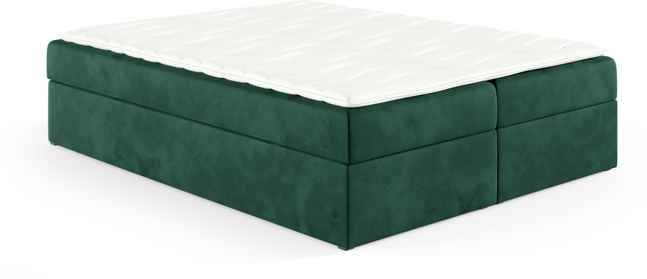 Łóżko kontynentalne Box 180x200 bez nóg ( bez zagłówka) riviera 38