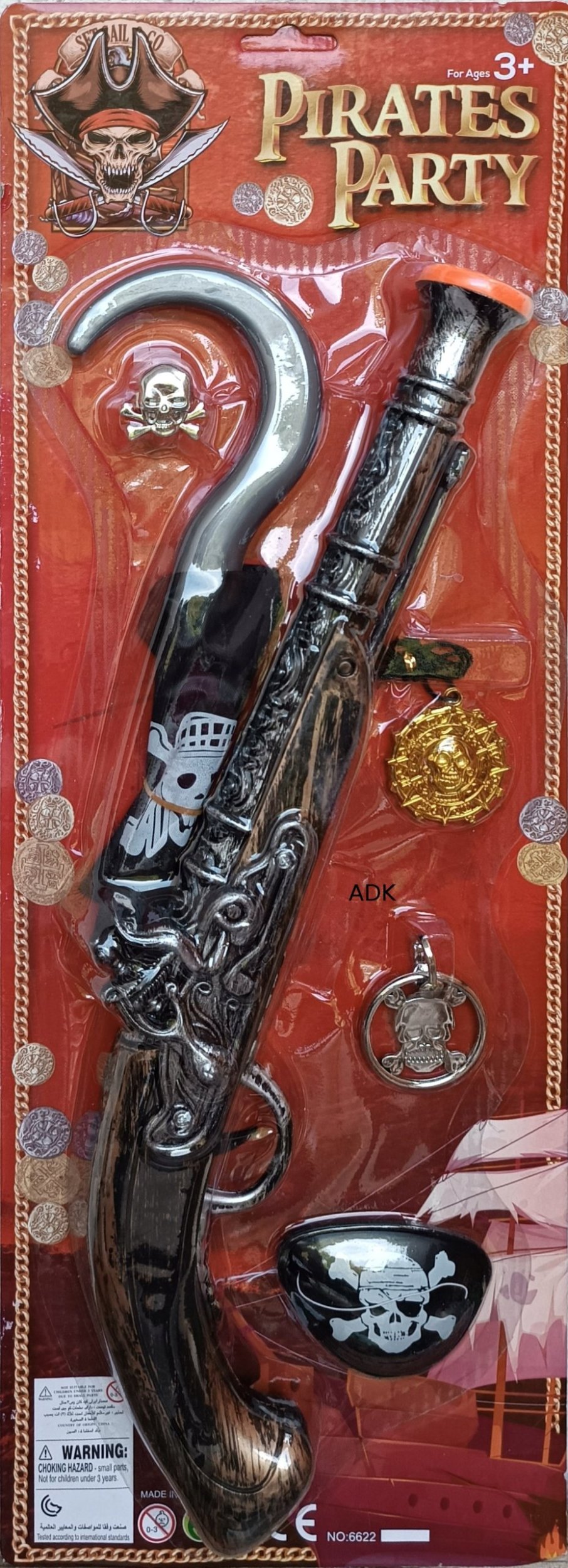 Memorysolution Zestaw pirata z pistoletem 6622B-114 05129