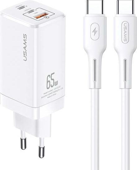 Ładowarka Usams MT 1x USB-A 2x USB-C 3 A (MTXLOGTC02)
